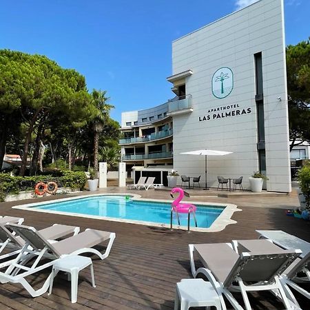 Aparthotel Las Palmeras Castelldefels Kültér fotó